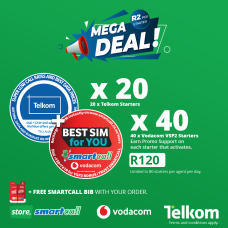Vodacom VSP2 Starters + Telkom MYSIM Starters